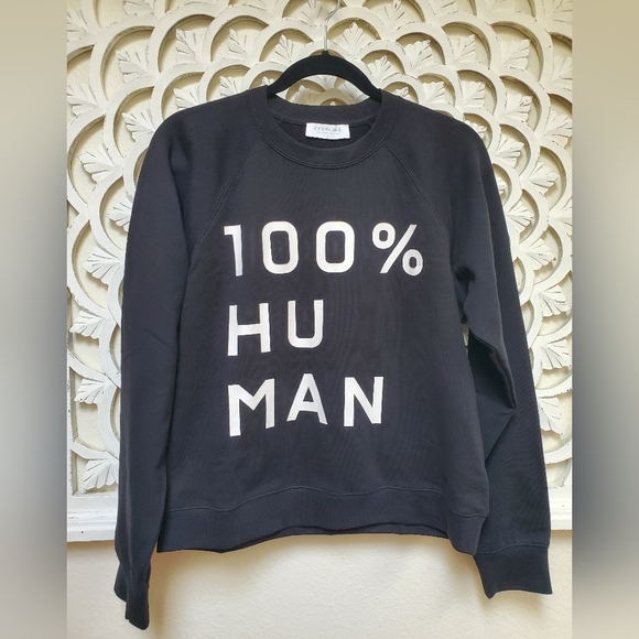 Everlane Sweaters - NWOT Everlane 100% Human Heavyweigt Sweatshirt Large Black & White